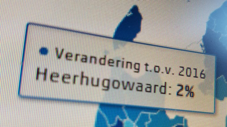 Stijging WOZ-waarde huizen in Heerhugowaard blijft flink achter