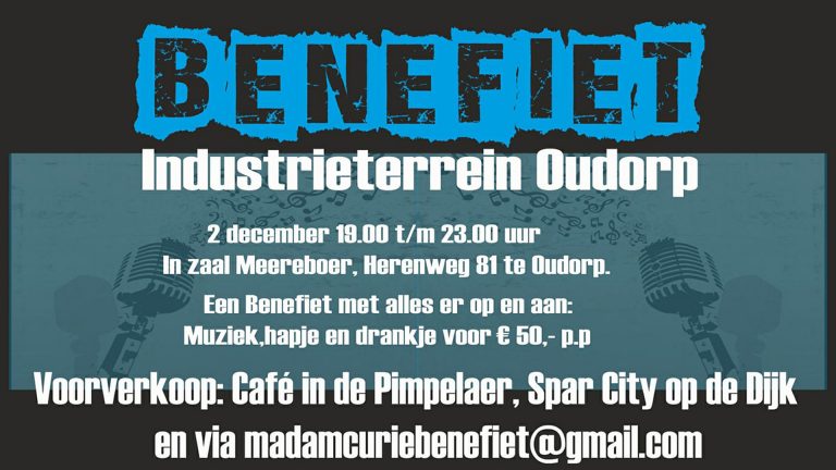 Madam Curie Benefiet voor door brand getroffen ondernemers ?