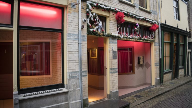 Toch een beetje kerst op de Achterdam in Alkmaar