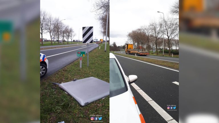 Politie krijgt onverwacht hulp van vrachtwagenchauffeur