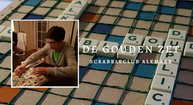 Alkmaarder Wesley Eikenaar (17) zoekt leden voor nieuwe scrabbleclub