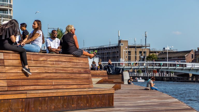 Aanmeren met pleziervaartuigen langs de Noorderkade