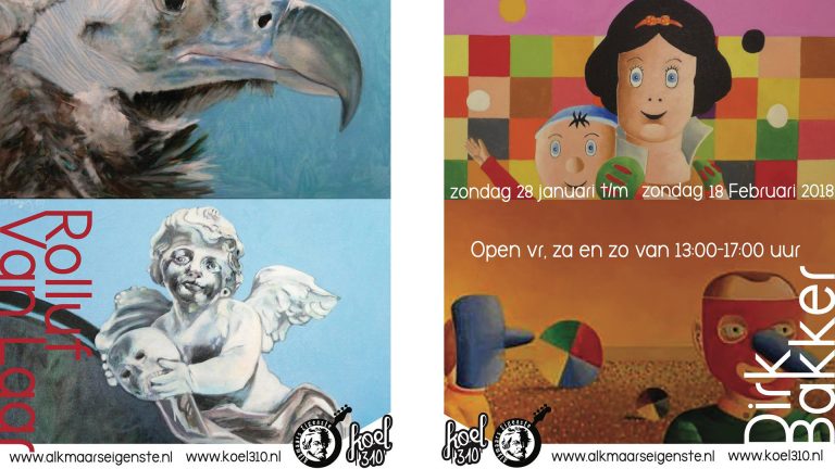 Koel310 expositie Rolluf van Laar en Dirk Bakker nog tot 25 maart