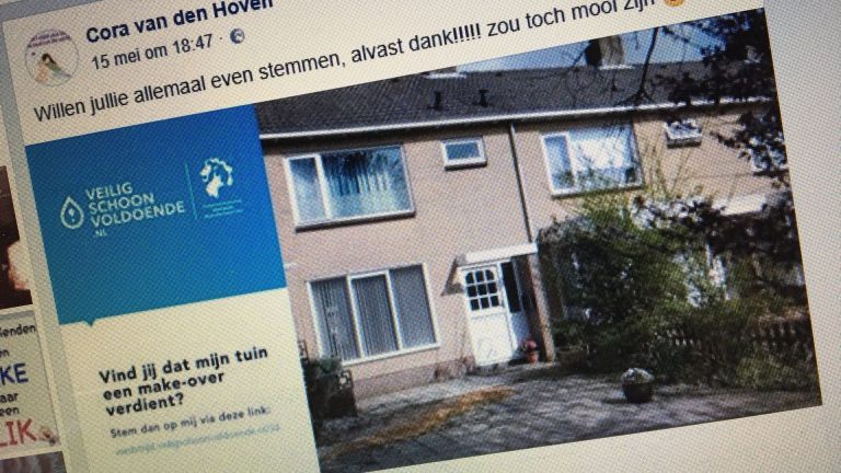 Heerhugowaardse wint complete tuin make-over