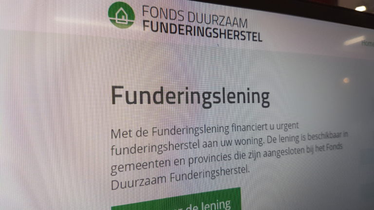 Grondwaterdaling veroorzaakt verzakken van fundering