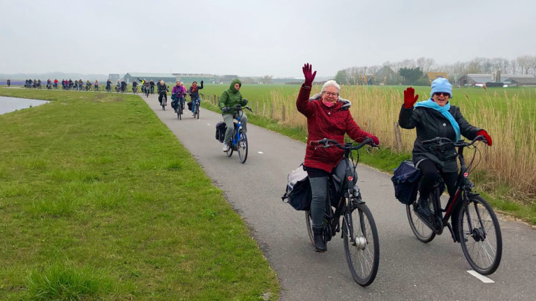Alkmaarse Inviplay fietstocht groot succes