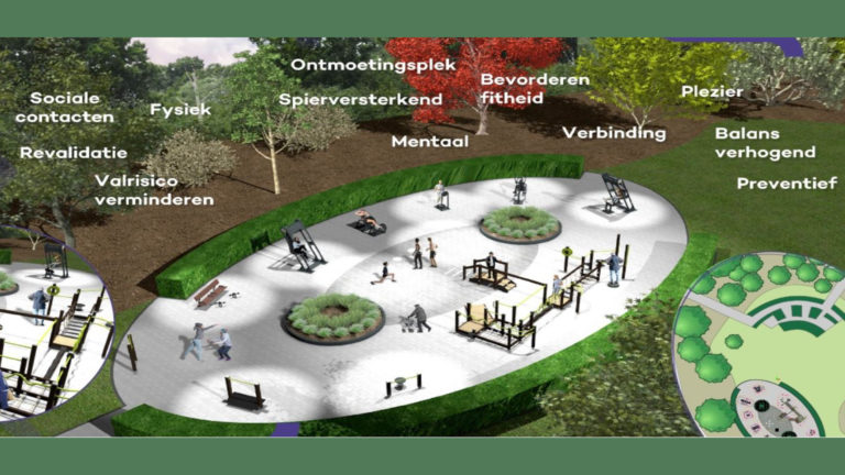 Stichting wil beweegtuin in Muiderwaard bouwen, vooral voor ouderen en gehandicapten