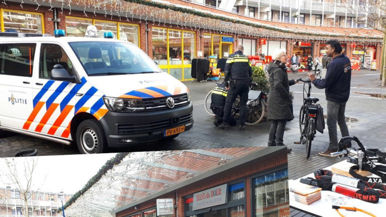 Actie tegen fietsdiefstal in De Mare succes, mede dankzij aanhouding