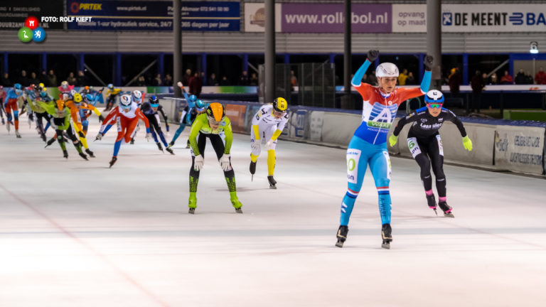 6e KPN Marathon Cup in De Meent prooi voor Bart de Vries en Irene Schouten