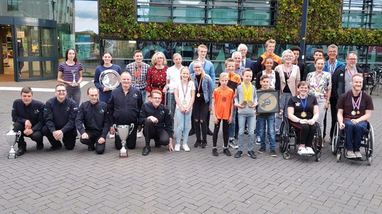 Jaarlijkse huldiging van sportkampioenen Heerhugowaard op 23 april