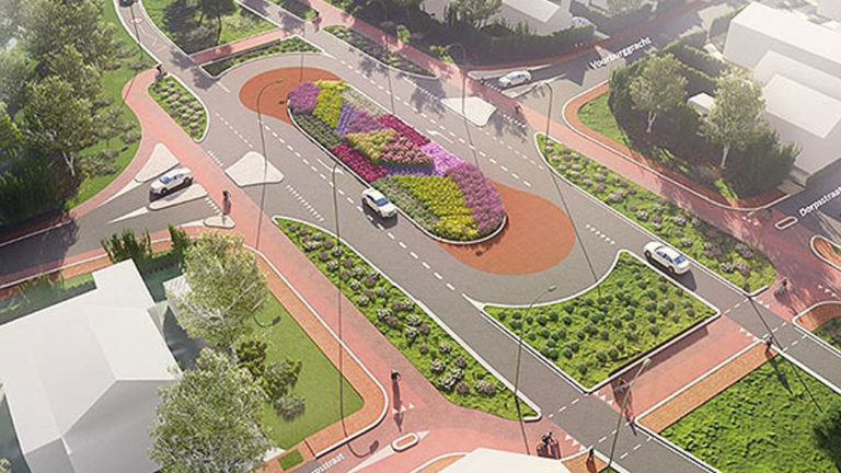 Start aanleg van LARGAS-verkeersplein en rotonde in N504 op 28 april