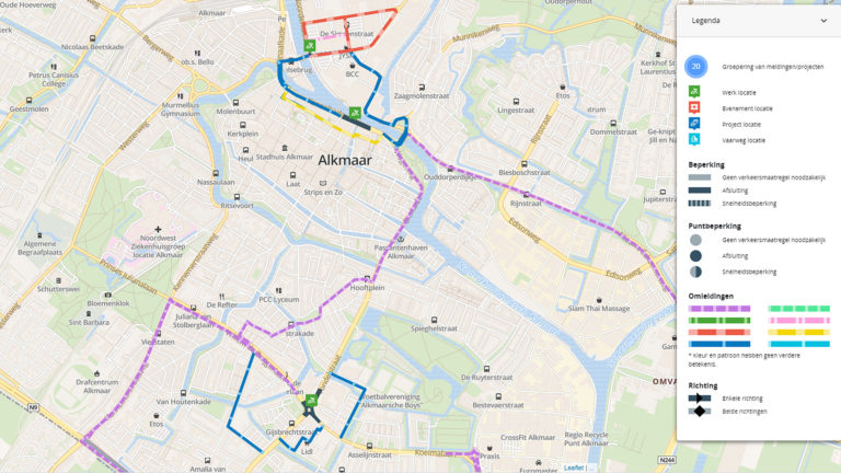 Kanaalkade en rotonde Vondelstraat tegelijkertijd dicht tussen 11 en 14 mei