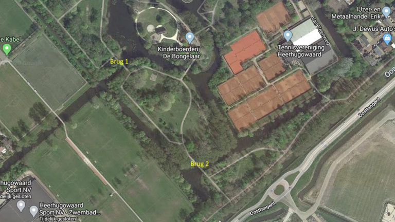 Gemeente Heerhugowaard vervangt twee bruggen in het Rosarium