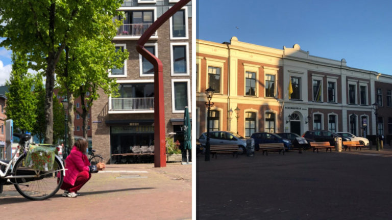 Door gemeente verwijderde bankjes Paardenmarkt alweer terug