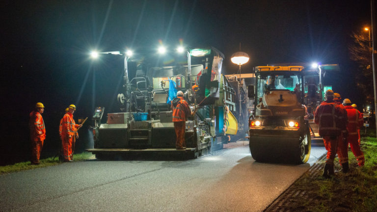 Werkzaamheden aan Diamantweg van 18 mei tot eind september