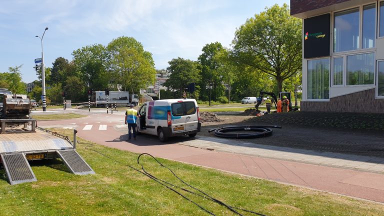 Gasleiding bij kruising Zuidtangent – Middenweg lek tijdens boring