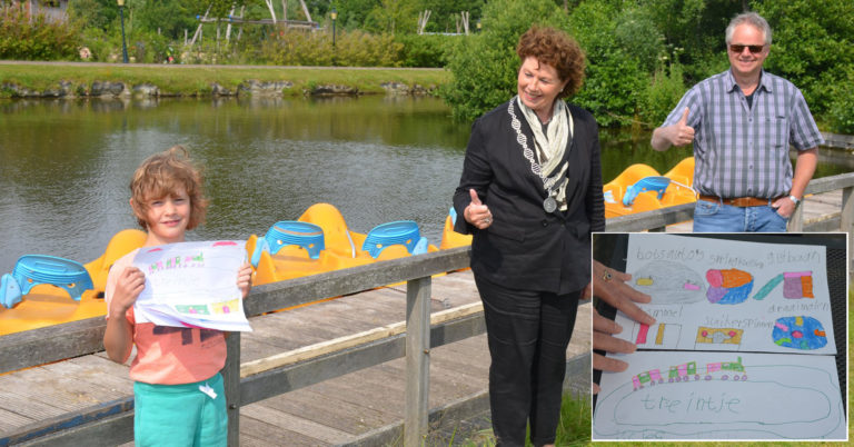 Ontwerp van 7-jarige Per voor coronaproof pretpark enthousiast ontvangen