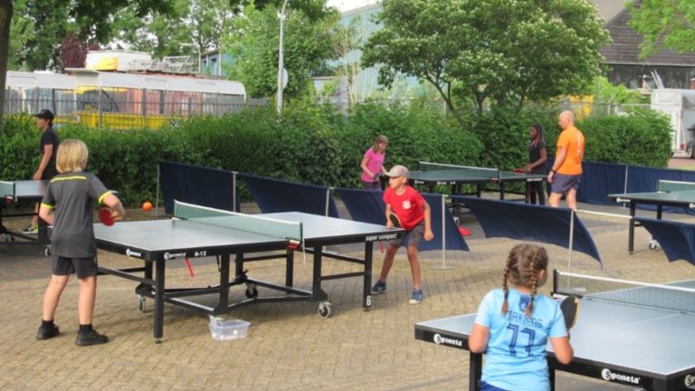 Jeugd kan buiten weer tafeltennissen bij De Duintreffers in Schoorl