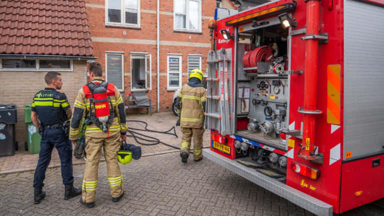 Vaatwasser in huis aan Dukaatstraat vat vlam