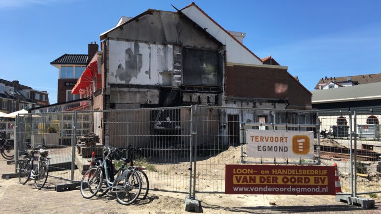 Nog geen vliegende start herbouw Egmonds restaurant De Klok