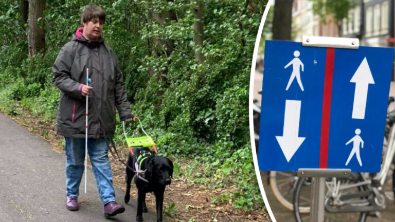 Coronaregels voor blinde Rachel niet te doen: “Mijn geleidehond heeft dit niet geleerd”