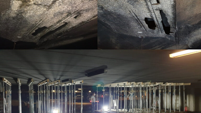 Warmtesensoren en sprinklers in Singelgarage Alkmaar