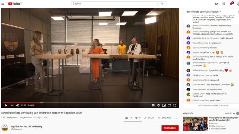 Puur-Haar en Je Haarkamer verkozen tot Leukste Kapsalon en ZZP Kapper van Alkmaar