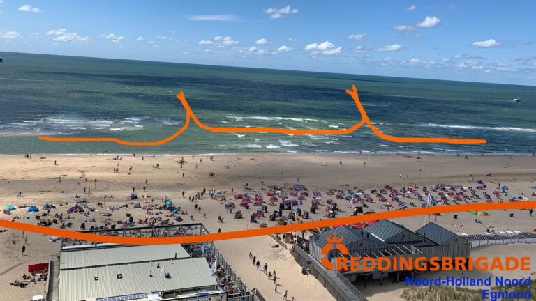 Reddingsbrigade Egmond waarschuwt voor extreem sterke zeestromingen