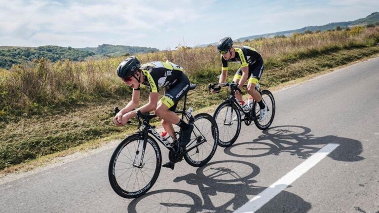 Sibiu Tour Roemenië na tien seconden klaar voor wielrenner Ivar Slik uit Bergen