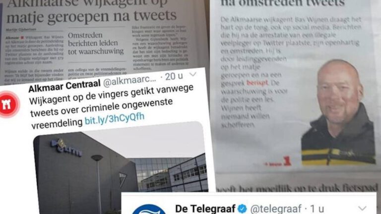 Politie rehabiliteert wijkagent Bas Wijnen: “Nooit sprake geweest van reprimande”