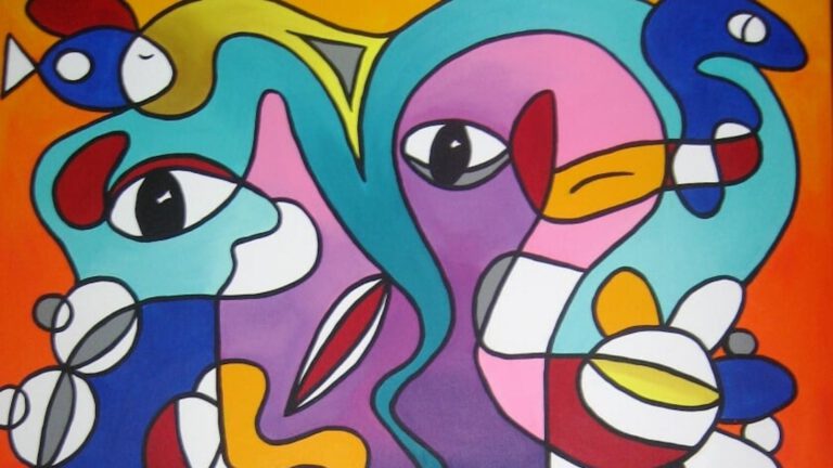 Intuïtieve schilderkunst van binder Esther Leijen in Abdij van Egmond 🗓