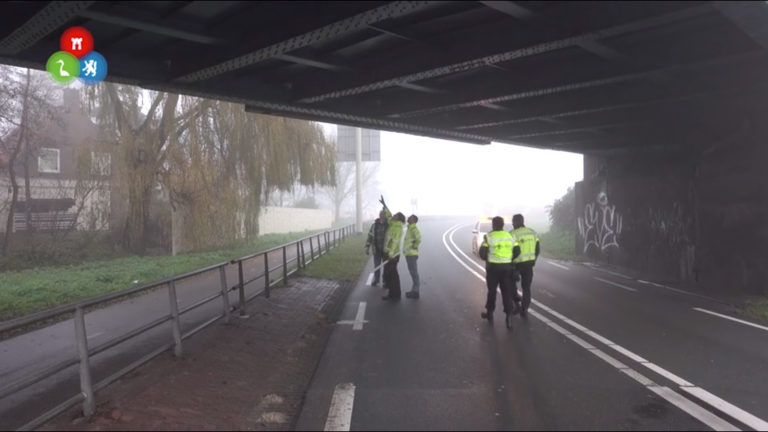 Dit weekend wegafsluiting vanwege reparaties aan spoorbrug over N242