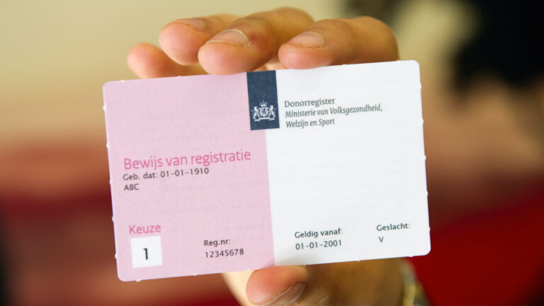 11.900 inwoners gemeente Bergen maakten nog geen keuze in Donorregister: brief onderweg