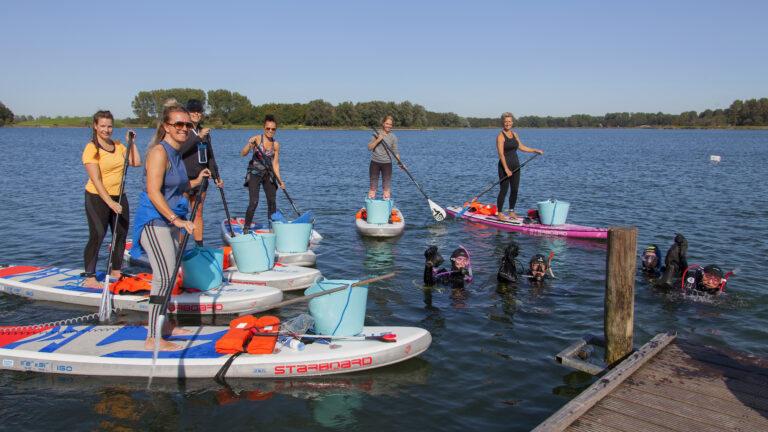 Grote eindschoonmaak in Geestmerambacht tijdens World Cleanup Day