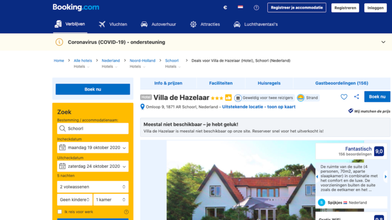 Buren blij met handhaving en dwangsom voor villahotel De Hazelaar Schoorl