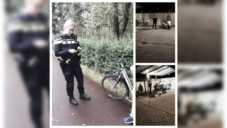 Controle in Bergen: acht brom- en snorfietsen getest, zes te snel