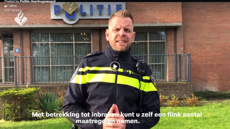 Politie Heerhugowaard geeft tips voor de donkere dagen