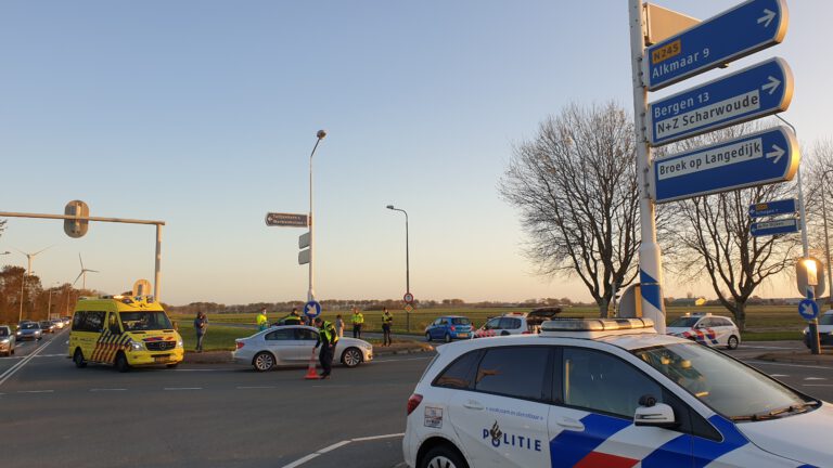 Aanrijding met letsel op Schagerweg ter hoogte van Oudkarspel