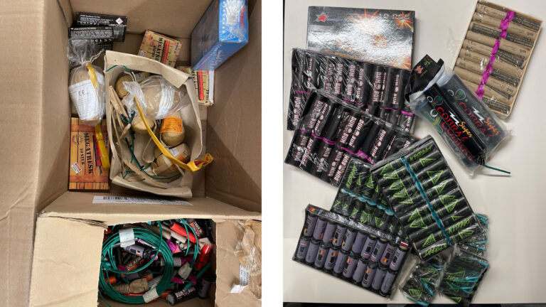 Huiszoeking in Egmond levert partij illegaal vuurwerk op
