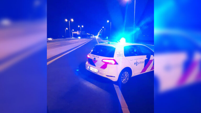 Spookrijder op A9 naar tankstation Kooimeer geleid en aangehouden
