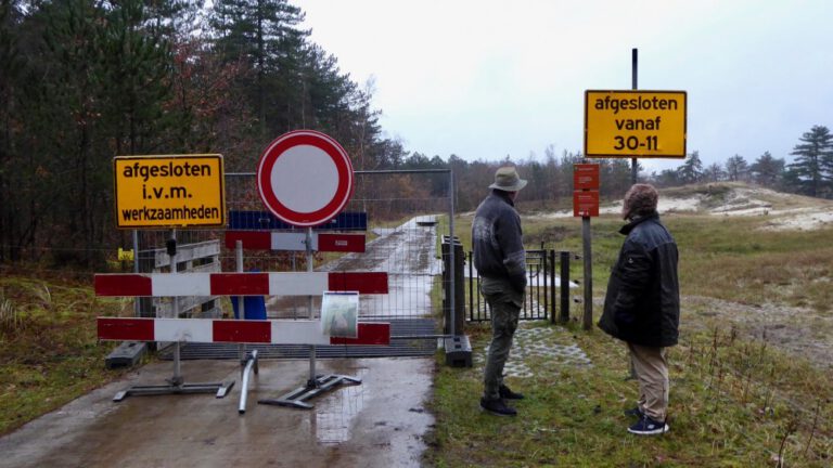 Mountainbikers negeren omleiding bij boskap: “Don’t be an asshole”