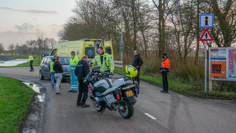 Fietsster raakt gewond aan hoofd bij ongeval in Broek op Langedijk