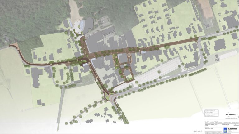 Plan uit 2019 wordt de nieuwe inrichting dorpshart Schoorl