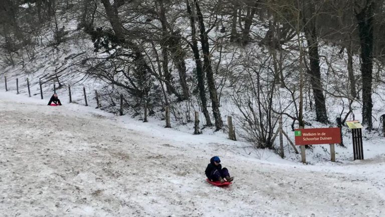 Beveiligers bij Klimduin Schoorl houden het dit weekend veilig: ‘Hoe beter voorbereid, des te groter slee-pret’
