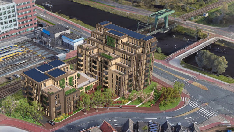 Gemeente Alkmaar heeft bestemmingsplan klaar voor wooncomplex op hoek Stationsweg