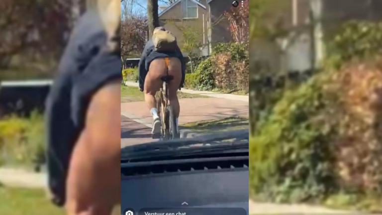 Verbazing over halfnaakte wielrenner met felgekleurde string: “Wat een viespeuk”