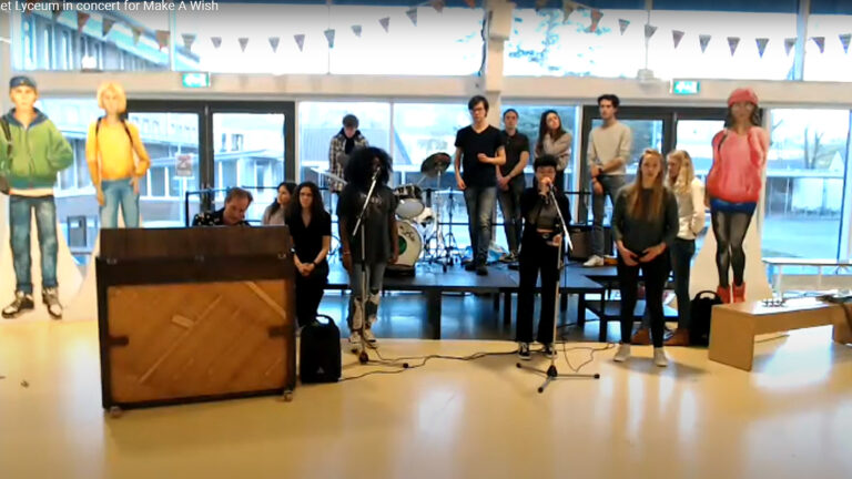 Online benefietconcert van PCC Het Lyceum voor zieke kinderen, teller net boven 1.000 euro