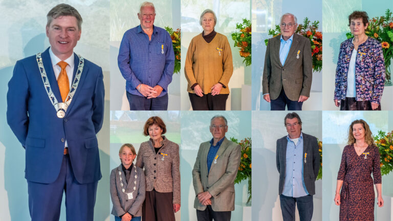 Acht gedecoreerden in gemeente Bergen tijdens Lintjesregen 2021