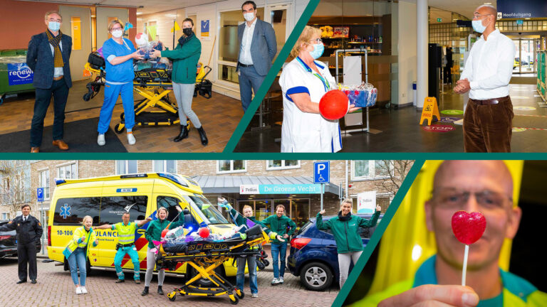 GHOR-medewerkers en directeuren op Bedanktour langs zorginstellingen