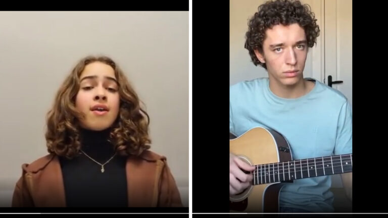 Christian en Sofie winnen Online Podium Challenge van Popschool Your Song